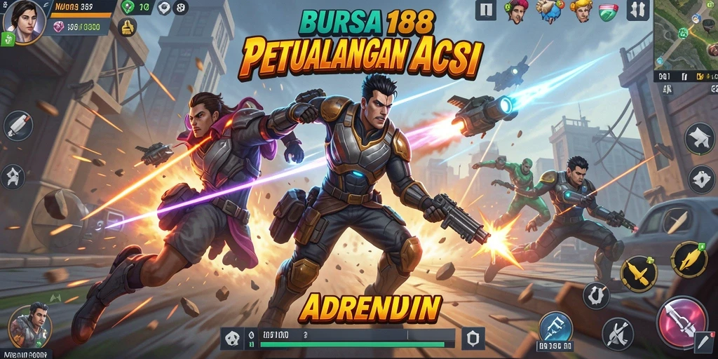 Tampilan aksi seru dalam BURSA188 dengan pertempuran intens.