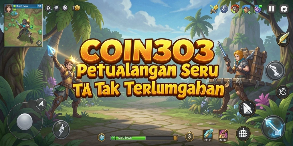 Tampilan gameplay COIN303 yang mendebarkan dalam dunia petualangan.