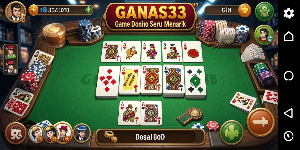 Tampilan gameplay menarik dari GANAS33 dengan pengalaman Domino yang menyenangkan.