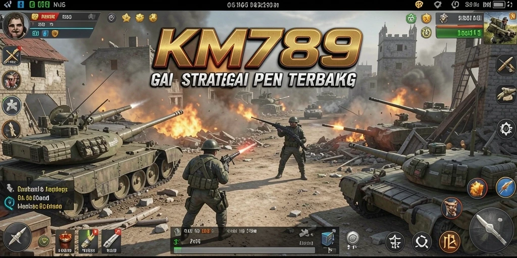Bermain KM789, strategi perang yang seru dan mendebarkan.